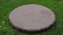 Kamień elewacyjny -  Krążek 42 betonowy drewnopodobny - CIEMNY